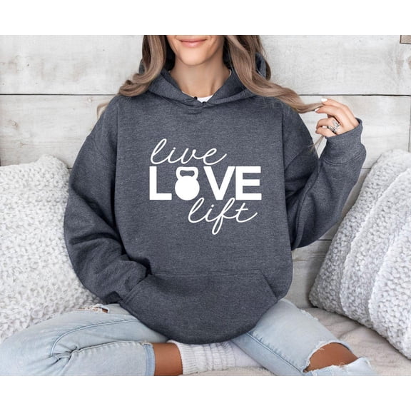 Live Love Lift Hoodie, Gym Hoodie, Workout Hoodie, Fitness Hoodie, Girls Who Lift Hoodie, Motivational Hoodie, Sport Hoodie, Gym Tee, F4904