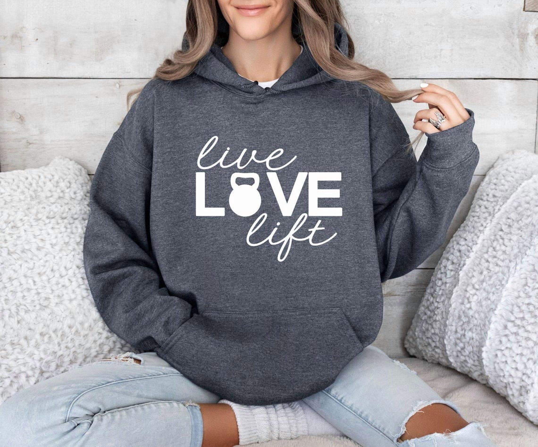 Live Love Lift Hoodie, Gym Hoodie, Workout Hoodie, Fitness Hoodie, Girls Who Lift Hoodie, Motivational Hoodie, Sport Hoodie, Gym Tee, F4904
