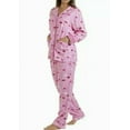 thumbnail image 1 of Live Love Lounge Women's  Flannel PJ Set (Pink Wineglasses, Medium), 1 of 1