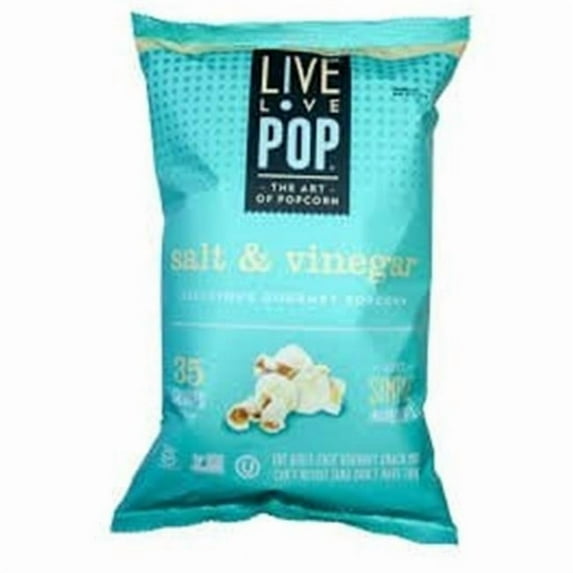 Live Love Pop, Popcorn Salt and Vinegar, 4.4 oz