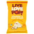 Live Love Pop Popcorn Cheddar & Sour Cream - 4.4 oz Pack of 2 - Walmart.com