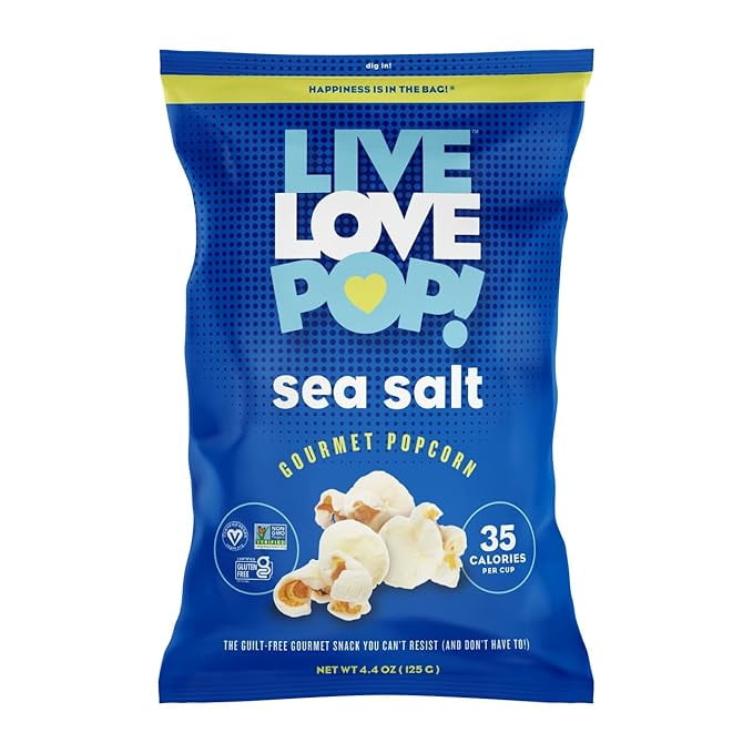 Live Love Pop, Popcorn Sea Salt, 4.4 oz