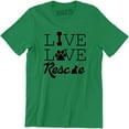 thumbnail image 1 of Live Love Rescue - Animal Rescue Pet Puppy Lovers Men's T-Shirt, 1 of 4