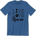 thumbnail image 1 of Live Love Rescue - Animal Rescue Pet Puppy Lovers Men's T-Shirt, 1 of 4
