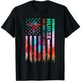 thumbnail image 1 of Live Love Save Lives American Flag Tie Dye Patriotic Nurse T-Shirt, 1 of 4