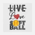 thumbnail image 1 of Live Love Softball Transfer, 1 of 1