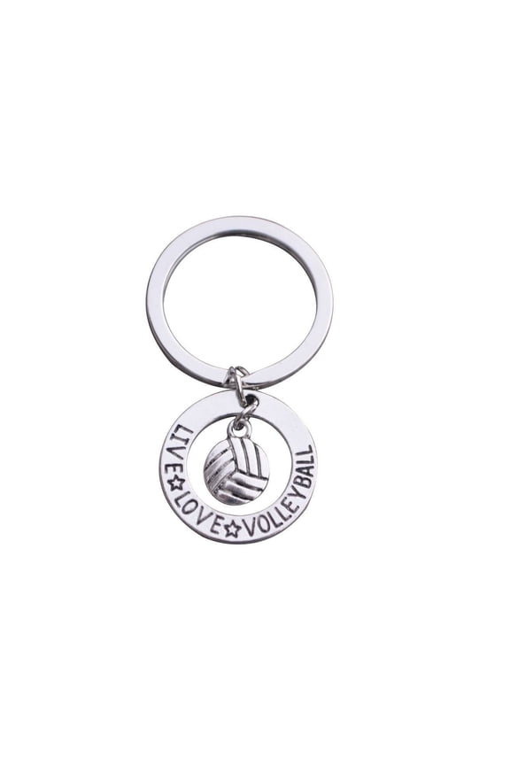 Live Love Volleyball Keychain -
