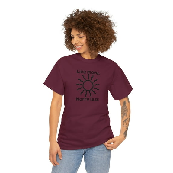 Live More Sun Unisex Heavy Cotton Tee