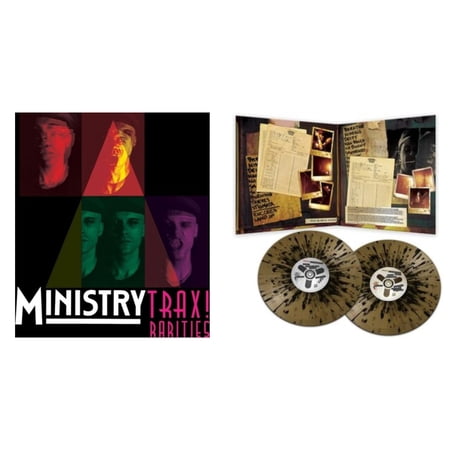 Live Necronomicon (Black & Gold Splatter Vinyl/2LP) & Trax Rarities (Black/White/Magenta Splatter LP Vinyl)