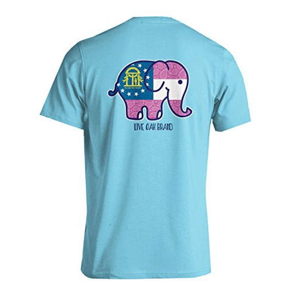 Live Oak State State Elephant Series: Georgia Short Sleeve T-Shirt