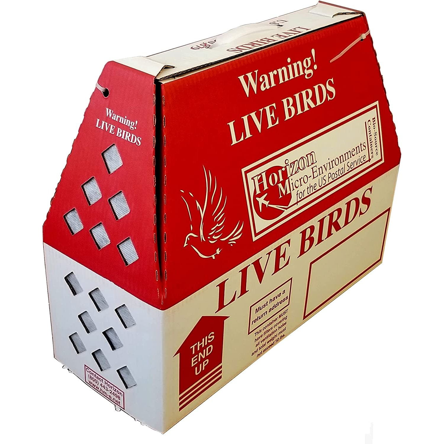 Live PP Shipping Boxes (1pk) Horizon Chickens Poultry Gamefowl (No Live PP Shipping Boxes (1pk) Horizon Chickens Poultry Gamefowl (No