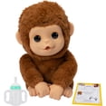 thumbnail image 1 of Live Pets My Baby Monkey Mango,  Sounds and Reactions, Plush Interactive Monkey Toy Set with Accessories, Interactive Pets for Kids Ages 4+, 1 of 7