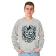thumbnail image 1 of Live Ride Rodeo American Cowboy Men's Crewneck Sweatshirt Brisco Brands L, 1 of 5