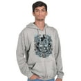thumbnail image 1 of Live Ride Rodeo American Cowboy Men's Big & Tall Graphic Zip Up Hoodie Brisco Brands 5X, 1 of 5