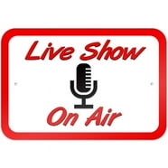 On Air Recording Radio Podcast Sign - Walmart.com