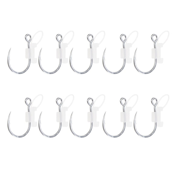 Live Shrimp Fixing Hook Metal Barbed Fishhooks Freshwater Saltwater Catfishes Fishing Hook Luminously Baits Fixed Holder
