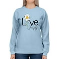 thumbnail image 1 of Live Simply Daisy Sweatshirt Women -Image by Shutterstock, Female 5X-Large, 1 of 4