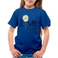 thumbnail image 1 of Live Simply Daisy T-Shirt Juniors -Image by Shutterstock,  x-Large, 1 of 4