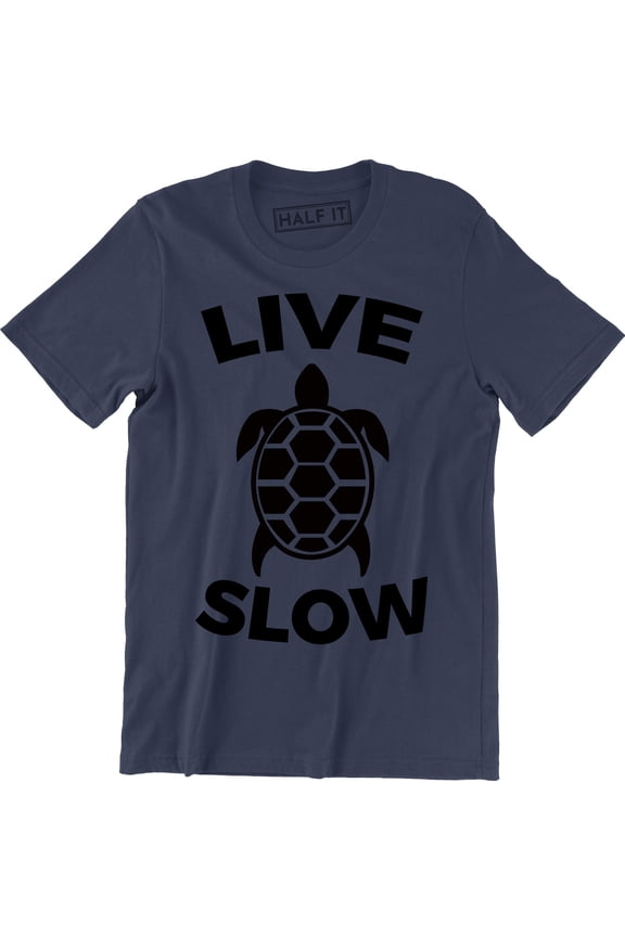 Live Slow Turtle Funny Animal Love Tortoise Men's Gift T-Shirt