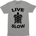 thumbnail image 1 of Live Slow Turtle Funny Animal Love Tortoise Men's Gift T-Shirt, 1 of 4