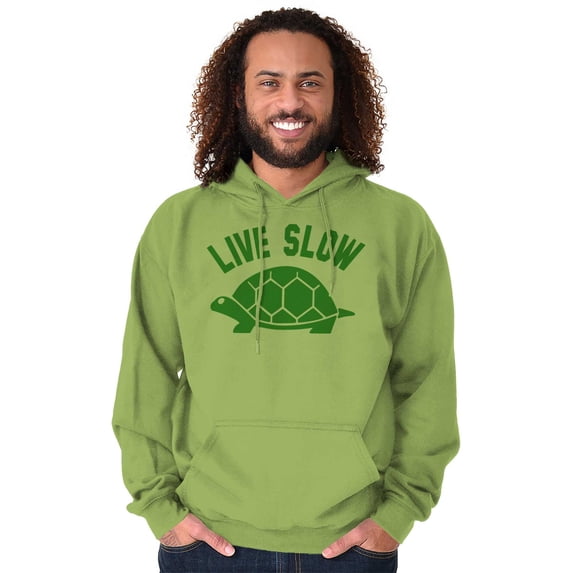 Nerd Hoodies Sweat Shirts Sweatshirts Live Slow Turtle Funny Animal Love Tortoise