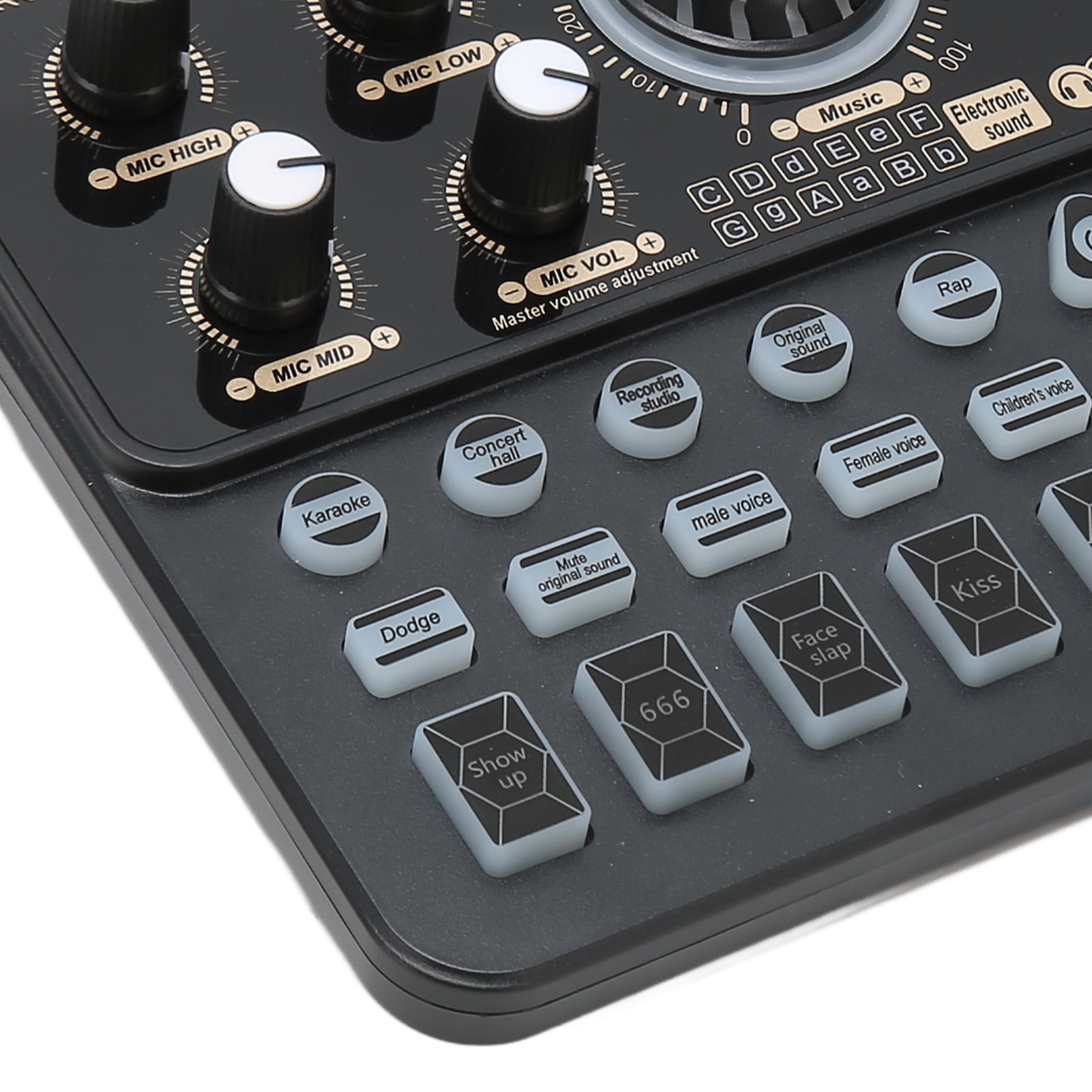 Live Sound Card Bluetooth 5.0 Noise Reduction 6 Sound Change Stable