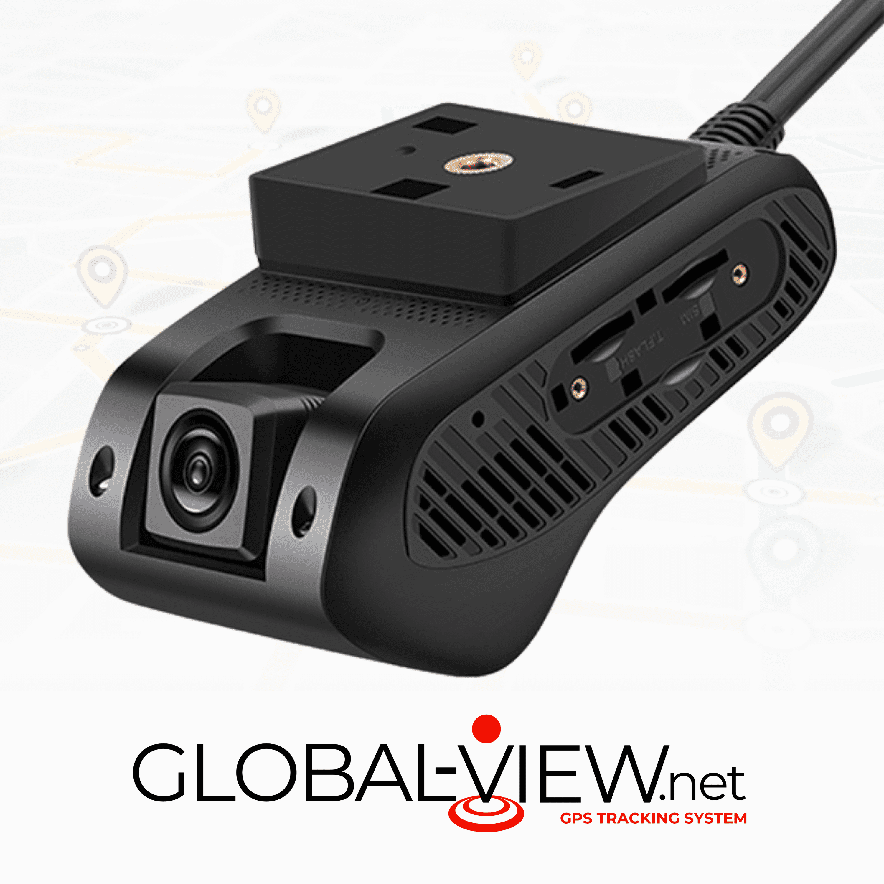 Live Streaming Dash Cam Vehicle DashCam with GPS Tracking, 4G LTE