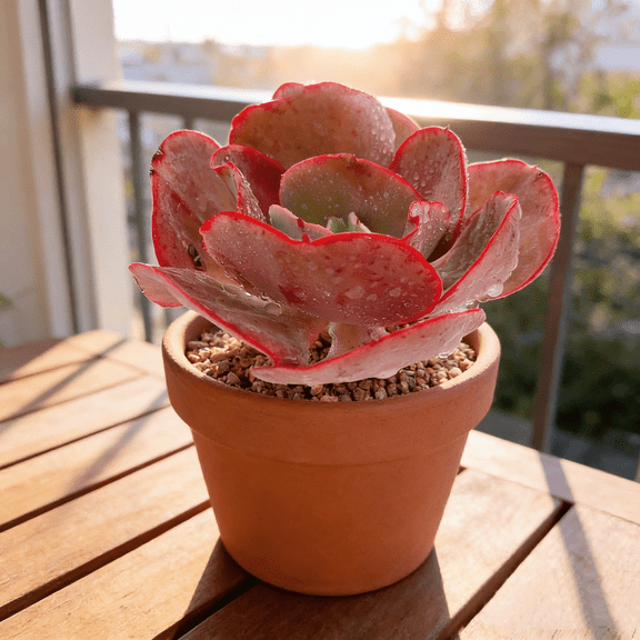 Live Succulent  Echeveria Big Red - 4 '' Rosette - Stunning Red Succulents Live Plants for Garden, Patio- Gift for Plant Lover