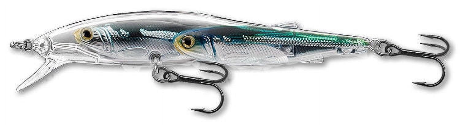 Live Target Koppers Minnow Silver Blue Green 4 1/4 Baitball Lure  GFB110S953 