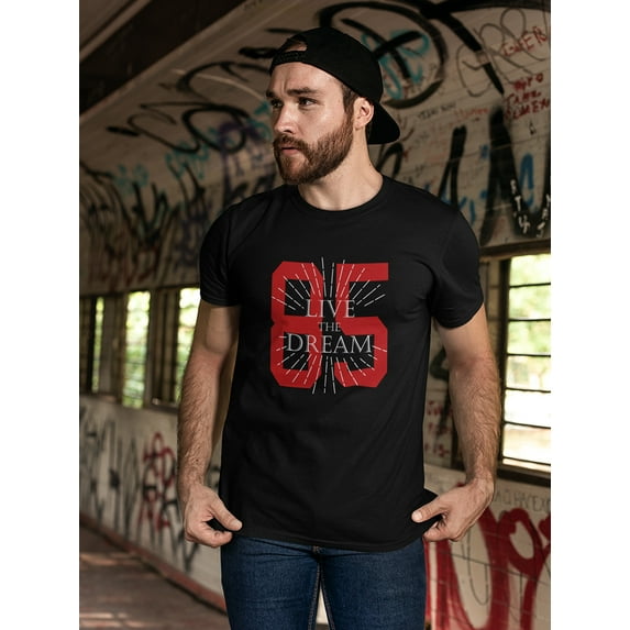 Live The Dream 1985 Vintage T-Shirt Men -Image by Shutterstock, Male 3X-Large