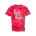 thumbnail image 1 of Live The Love Tie-Dye Crystal Men -Smartprints Designs, Male Medium, 1 of 2