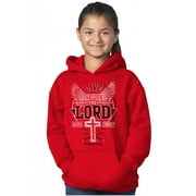 Live Through the Lord Jesus Christ Youth Hoodie Boy Girl Teen Brisco Brands S