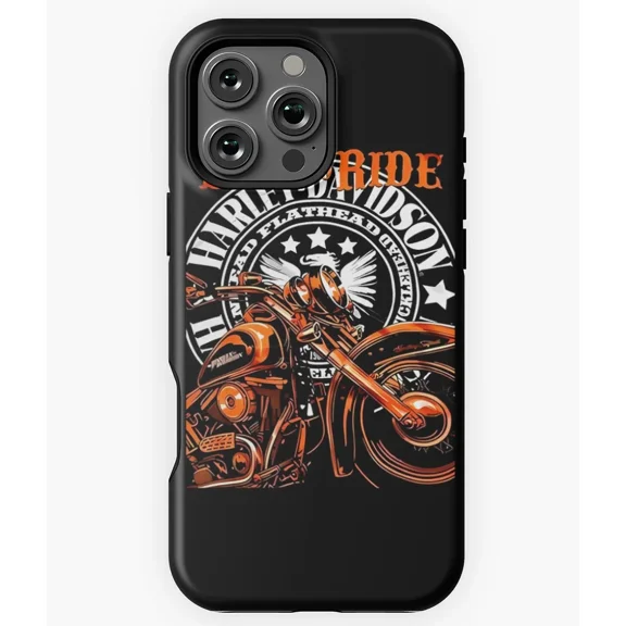 Live To Ride Biker Moto Slogan Retro Graphic Protective Case for iPhone 11 12 13 14 15 16 17 Pro Max