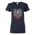 thumbnail image 1 of Live To Ride Motto Motorcylce Club Cars and Trucks Womens Graphic T-Shirt, Navy, X-Large, 1 of 3