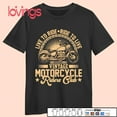 Live To Ride Ride To Live Motorcycle Riders Club Shirt