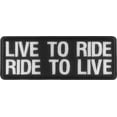 thumbnail image 1 of Live To Ride Ride To Live Patch, 1 of 5