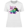 thumbnail image 1 of Live To Ride Slogan T-Shirt Women -Image by Shutterstock, Female Small, 1 of 2