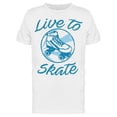 thumbnail image 1 of Live To Skate Graphic Men's T-shirt, 1 of 2