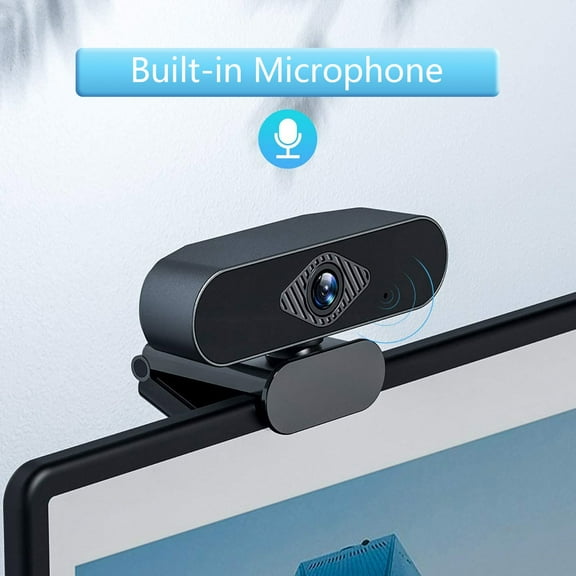 Live Video Streaming Webcam with Rotatable Computer Camera for High Definition Conferencing