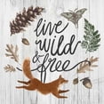 thumbnail image 1 of Live Wild and Free Poster Print by Sara Zieve Miller (24 x 24), 1 of 2
