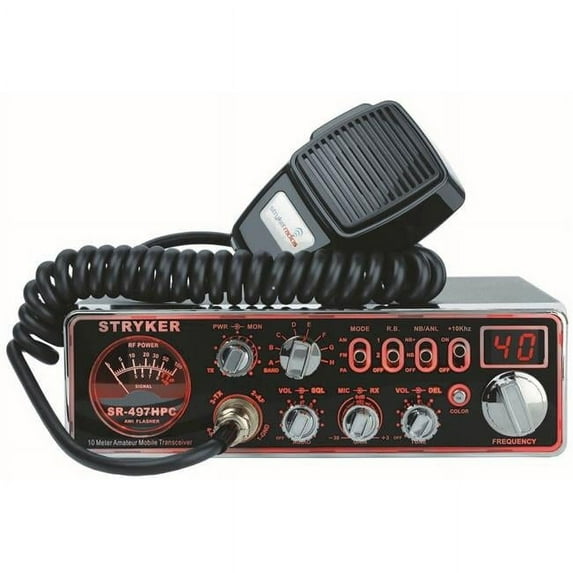 Live Wire 110W 10m Radio with Echo, CB Radio & Scanner, Multi-color, ZX9CBDST6392