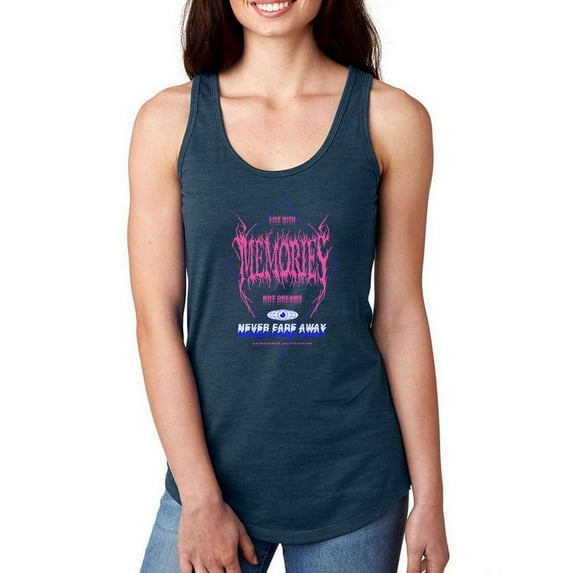Live With Memories Heavy Metal Racerback Tank Women -Image by Shutterstock, Female Large