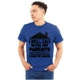 thumbnail image 1 of Live With Parents Slacker Funny Men's Graphic T Shirt Tees Brisco Brands L, 1 of 5