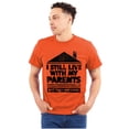 thumbnail image 1 of Live With Parents Slacker Funny Men's Graphic T Shirt Tees Brisco Brands M, 1 of 5