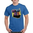 thumbnail image 1 of Live With Pride Banner T-Shirt Men -Smartprints Designs, Male Small, 1 of 4