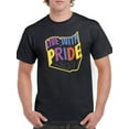 thumbnail image 1 of Live With Pride Banner T-Shirt Men -Smartprints Designs, Male XX-Large, 1 of 4