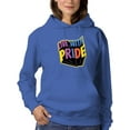 thumbnail image 1 of Live With Pride Colorful Banner Hoodie Women -Smartprints Designs, Female Large, 1 of 4