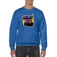 thumbnail image 1 of Live With Pride Colorful Banner Sweatshirt Men -Smartprints Designs, Male XX-Large, 1 of 4