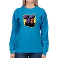 thumbnail image 1 of Live With Pride Colorful Banner Sweatshirt Women -Smartprints Designs, Female 3X-Large, 1 of 4