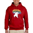 thumbnail image 1 of Live With Pride Polar Bear. Hoodie Men -Smartprints Designs, Male Small, 1 of 4